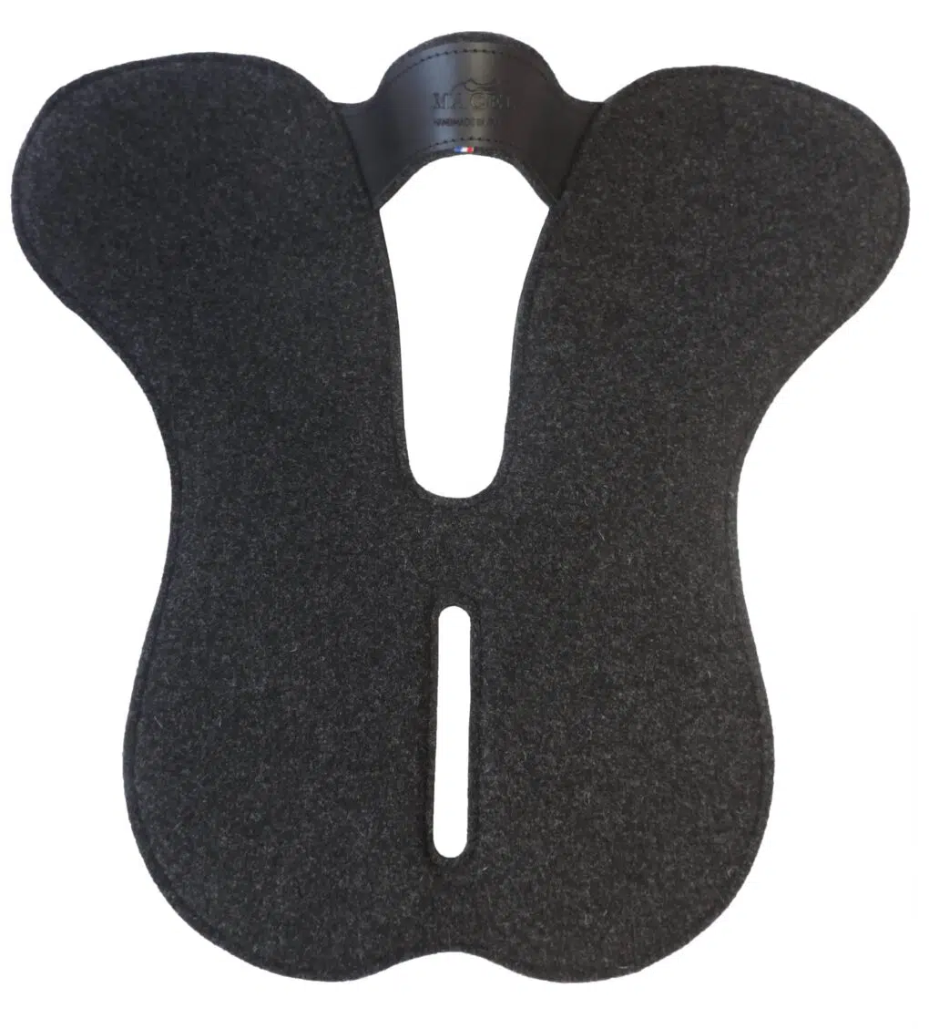 Half pad / amortisseurs feutre anthracite