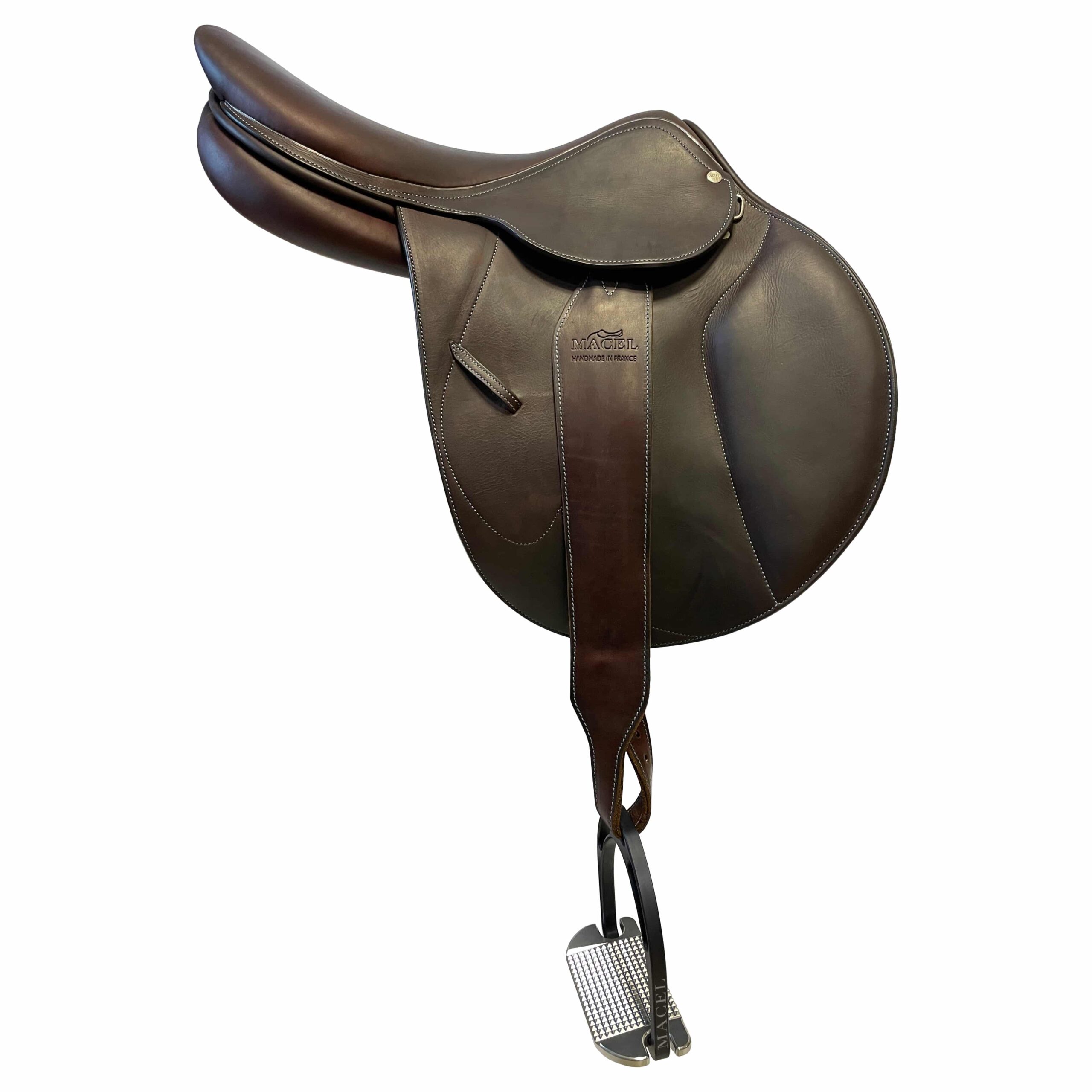 Staffili Morbidi In Pelle Cwell Equine Con Inserti In Nylon - Nero - Lunghezza 147,3 Cm - Regolazione Precisa Con Fibbie Curve Acciaio Inox