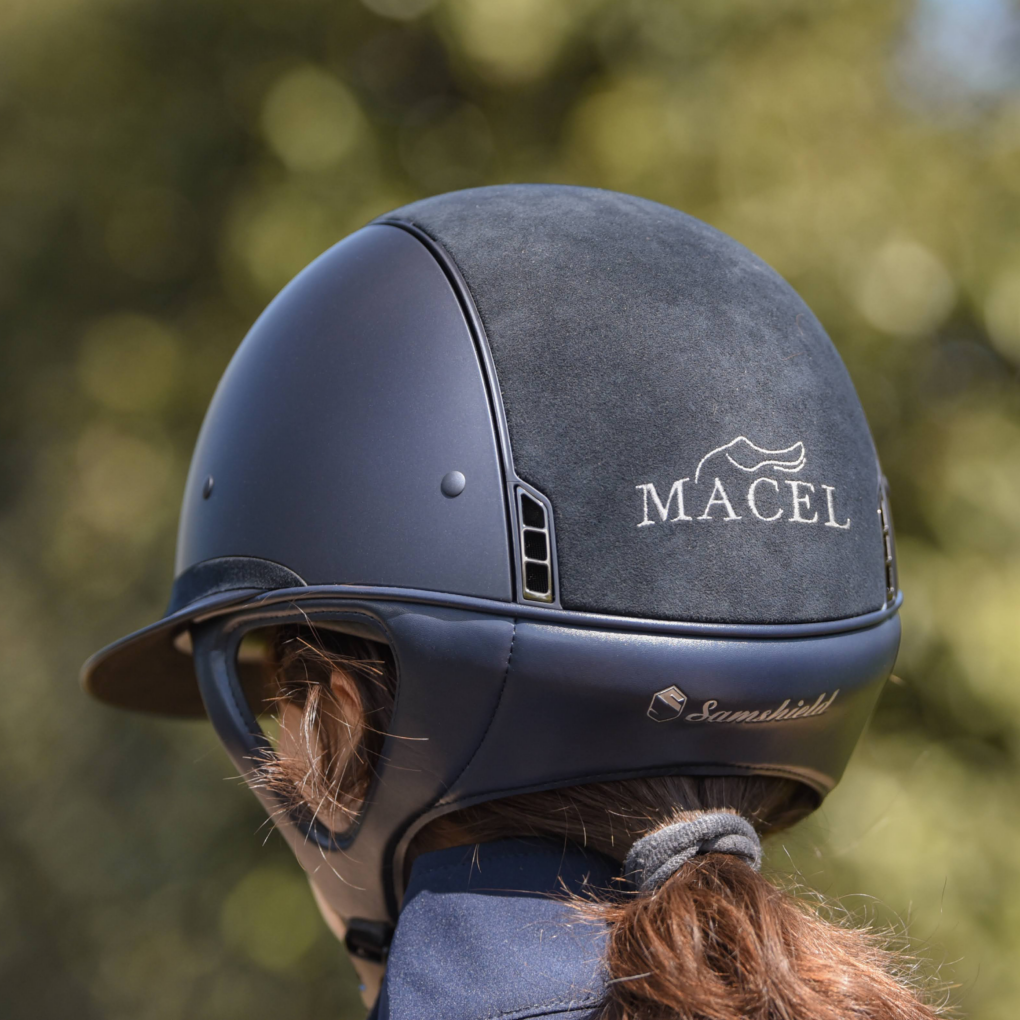 Vue arrière casque Macel x Samshield
